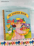 Vintage 1997 My Easter Book Golden Books Board Book Hardcover