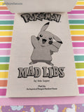 2017 Pokemon Mad Libs Softcover Booklet, Unused