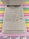 2017 Pokemon Mad Libs Softcover Booklet, Unused