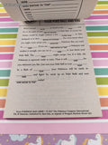 2017 Pokemon Mad Libs Softcover Booklet, Unused