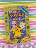 Vintage 1999 The Official Pokemon Handbook Deluxe Collector's Edition Softcover *w/Poster*