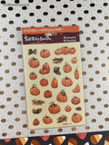 Vintage Autumn Fall Pumpkins Stickety-Doo-Da Stickers, 4 Sheets NEW