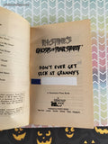 Vintage 1997 1st Printing Don't Ever Get Sick At Granny's #16 Ghosts of Fear Street Softcover