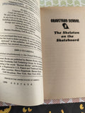 Vintage 1994 Graveyard School: The Skeleton on the Skateboard by Tom B. Stone Softcover, Like New