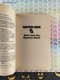 Vintage 1994 1st Printing Graveyard School: Don't Eat the Mystery Meat! by Tom B. Stone Softcover