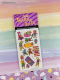 Vintage 1997 Beach Fun Stickety-Doo-Da Removable Stickers, 2 Sheets NEW