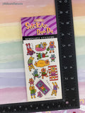Vintage 1997 Beach Fun Stickety-Doo-Da Removable Stickers, 2 Sheets NEW
