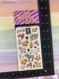 Vintage 1997 Farm Animals Goats Stickety-Doo-Da Removable Stickers, 2 Sheets NEW