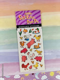 Vintage 1997 Farm Animals Pigs Stickety-Doo-Da Removable Stickers, 2 Sheets NEW