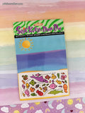 Vintage 1997 Under the Sea Stickety-Doo-Da Activity Scene Board w/Removable Stickers, 1 Sheet New & Sealed