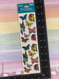 Vintage Frances Meyer FMI Butterflies Stickers, 2 Sheets New & Sealed