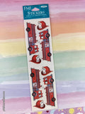 Vintage Frances Meyer FMI Fire Engines Stickers, 2 Sheets New & Sealed