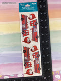 Vintage Frances Meyer FMI Fire Engines Stickers, 2 Sheets New & Sealed