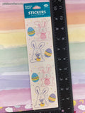 Vintage Frances Meyer FMI Easter Bunnies Stickers, 2 Sheets New & Sealed