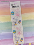 Vintage Frances Meyer FMI Easter Bunnies Stickers, 2 Sheets New & Sealed