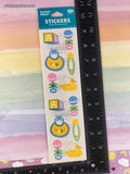 Vintage Frances Meyer FMI Baby Things Stickers, 2 Sheets New & Sealed