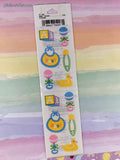 Vintage Frances Meyer FMI Baby Things Stickers, 2 Sheets New & Sealed