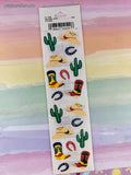 Vintage Frances Meyer FMI Western Gear Stickers, 2 Sheets New & Sealed