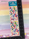 Vintage Frances Meyer FMI Confetti Stickers, 2 Sheets New & Sealed