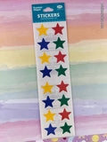 Vintage Frances Meyer FMI Primary Stars Stickers, 2 Sheets New & Sealed