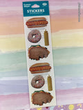 Vintage Frances Meyer FMI Lunch Stickers, 2 Sheets New & Sealed