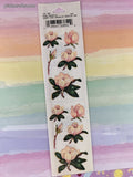 Vintage Frances Meyer FMI Pink Magnolia Stickers, 2 Sheets New & Sealed