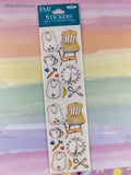 Vintage Frances Meyer FMI Yummy Baby Stickers, 2 Sheets New & Sealed