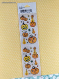 Vintage Frances Meyer FMI Halloween Punkin Patch Stickers, 2 Sheets New & Sealed