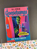 Vintage 1996 1st Printing How to Kill a Monster Goosebumps #46 Softcover