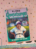 Vintage 1995 1st Printing The Horror at Camp Jellyjam Goosebumps #33 Softcover *w/Decal*