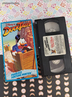 Vintage 1988 Disney's DuckTales: Fearless Fortune Hunter VHS Tape