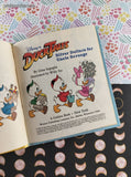 Vintage 1988 1st Printing Tell-A-Tale Book, Walt Disney's DuckTales Silver Dollars for Uncle Scrooge Hardcover