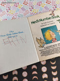 Vintage 1981 First Little Golden Book, Ned's Number Book, Hardcover