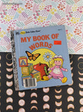 Vintage 1982 First Little Golden Book, My Book of Words, Hardcover