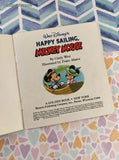 Vintage 1989 Golden Little Look-Look Walt Disney's Happy Sailing, Mickey Mouse Softcover