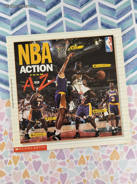 Vintage 1997 NBA Action From A to Z Softcover, Nice & Clean