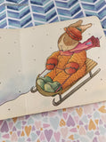 Vintage 1993 Dress Little Bunny by Harriet Ziefert, A Sticker-Story Hardcover