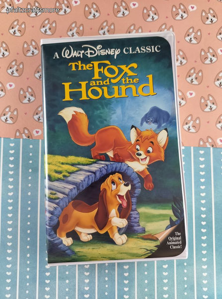 Vintage Walt Disney's "The Fox and the Hound" Clamshell VHS Tape, Great Shape