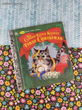 Vintage 1984 First Little Golden Book, The Curious Little Kitten's First Christmas, Hardcover