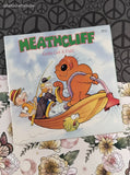 Vintage 1989 Heathcliff: Gotta Get a Fish! Watermill Press Softcover