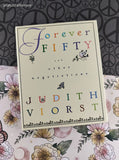 Vintage 1989 Forever Fifty and Other Negotiations by Judith Viorst Hardcover