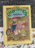 Vintage 1984 Cabbage Patch Kids Making Friends Hardcover Picture Book