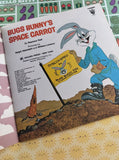 Vintage 1977 Bugs Bunny's Space Carrot Golden Look-Look Softcover