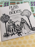 Vintage 1981 Puss in Boots Pic-a-Story, Softcover