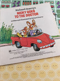 Vintage 1978 Golden Look-Look Book Richard Scarry's Nicky Goes to the Doctor Softcover