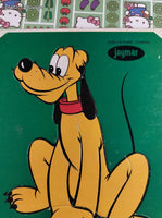 Vintage Jaymar "Pluto" Walt Disney Cardboard Frame-Tray Puzzle