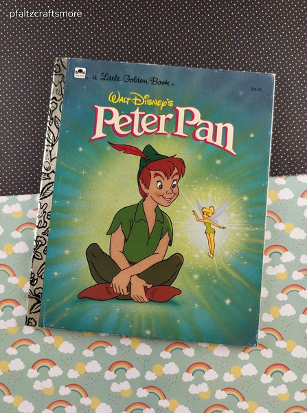 Vintage 1993 Little Golden Book: Walt Disney's Peter Pan Hardcover