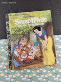 Vintage 1994 Little Golden Book: Walt Disney's Snow White and the Seven Dwarfs Hardcover