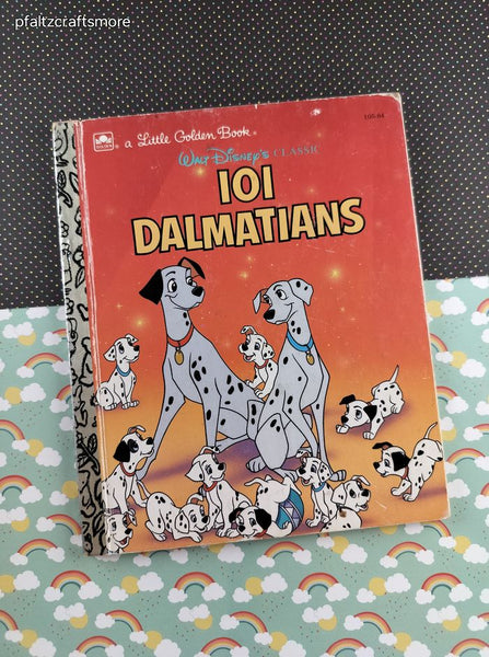 Vintage 1993 Little Golden Book: Walt Disney's 101 Dalmations Hardcover
