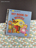 Vintage 1991 First Little Golden Book, My Book of Words, Hardcover